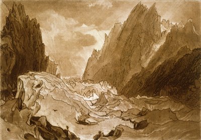 F.50.I Mer de Glace, Tal von Chamouni, Savoyen, aus dem 